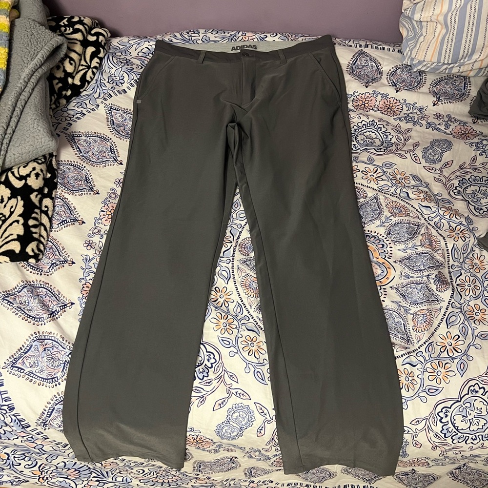 Adidas Golf Pants Size 34x34 Grey